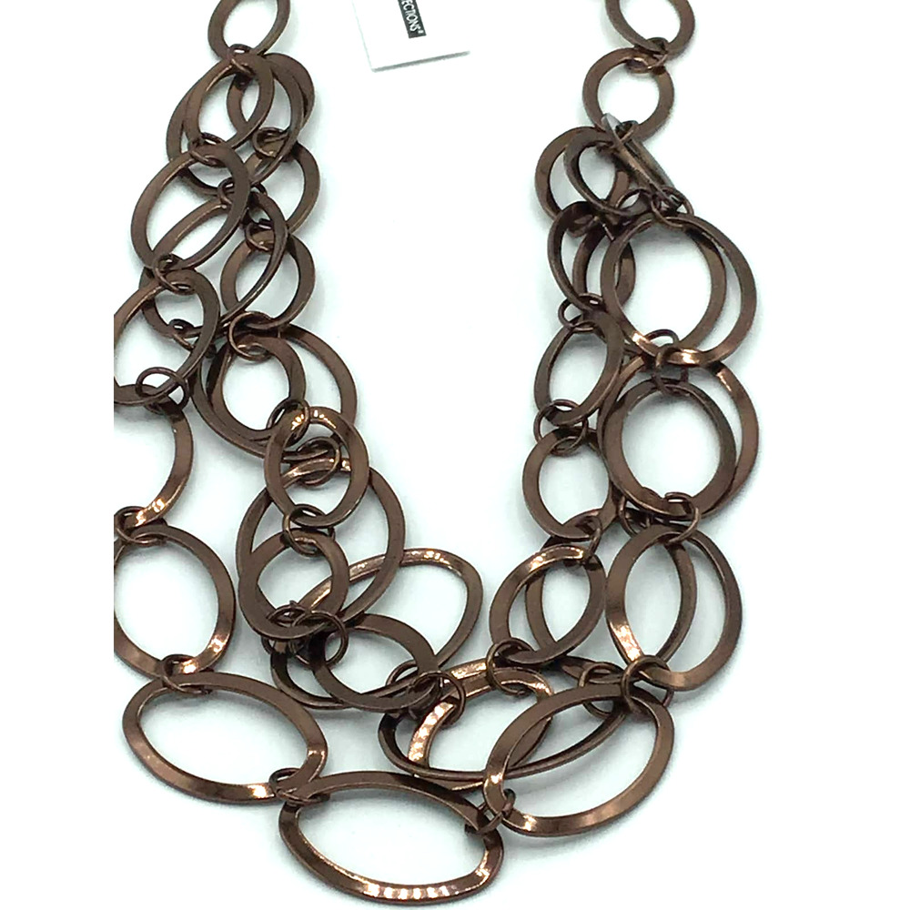 Bronze Ring Necklace‎ - Picture 4 of 4